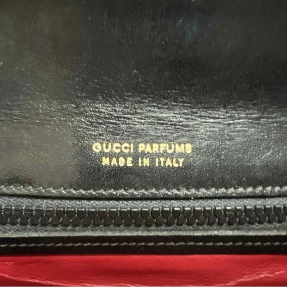 Authentic Vintage Sherry Black Nano Clutch Gucci Crossbody Purse Wallet Bag - Picture 11 of 16